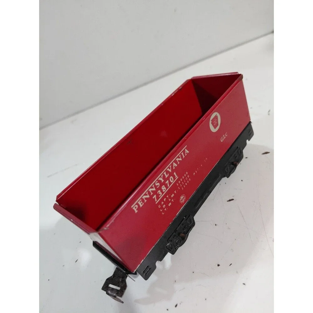 Marx Electric Train 738701 O Gauge Model Railroad Tin Plate Pennsylvania Hopper